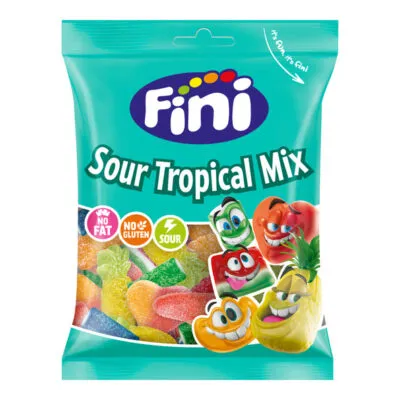 Fini sour tropical mix zakje 90 gr