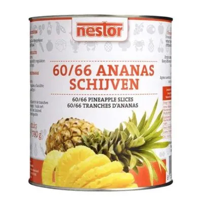 Nestor ananas schijven 64/66 3050 gr