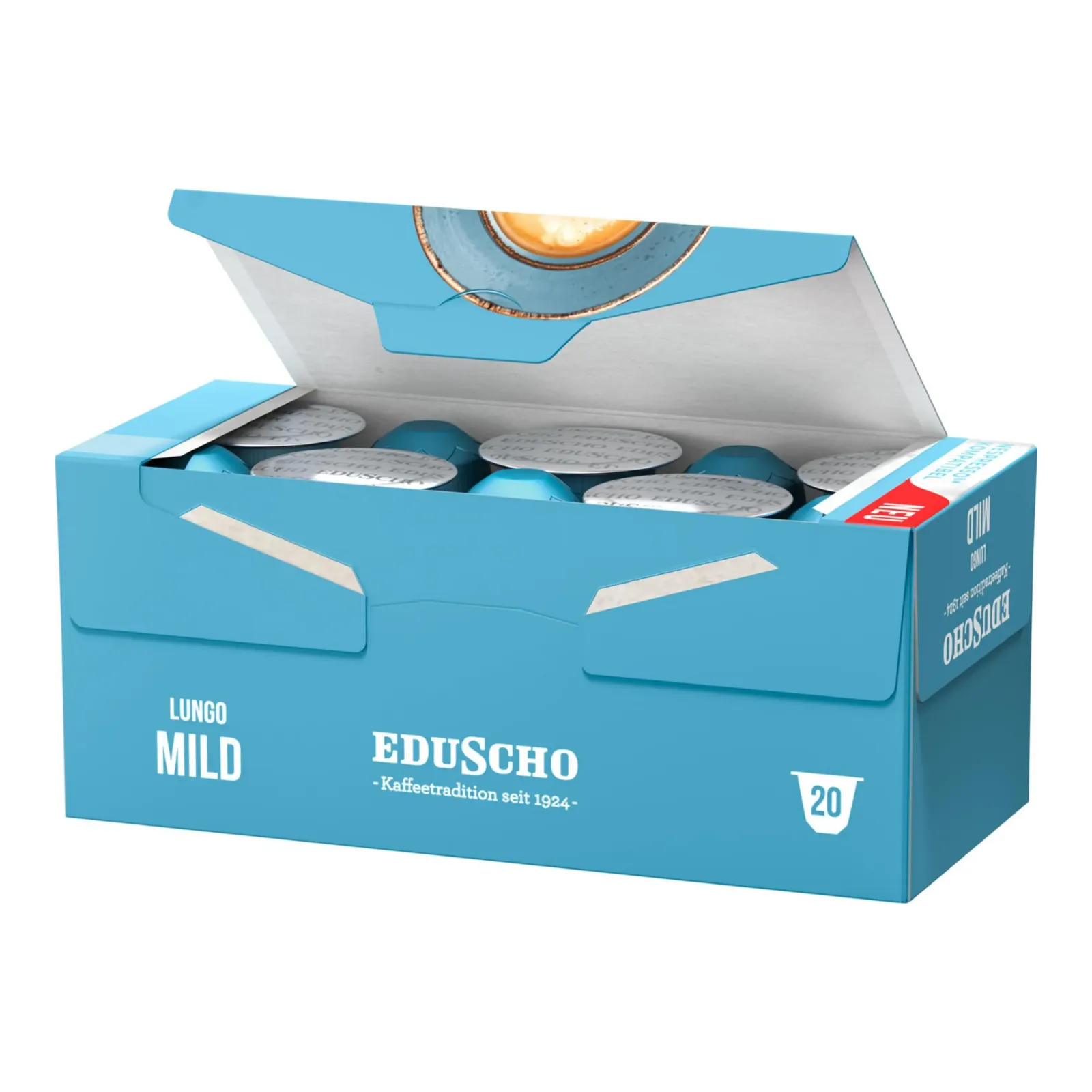 Edu Lungo Mild Cups (5x 20 cups)