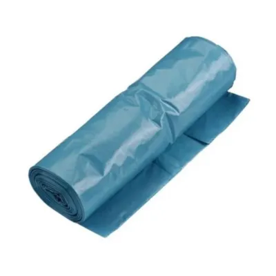 Afvalzak liggend blauw voorkant