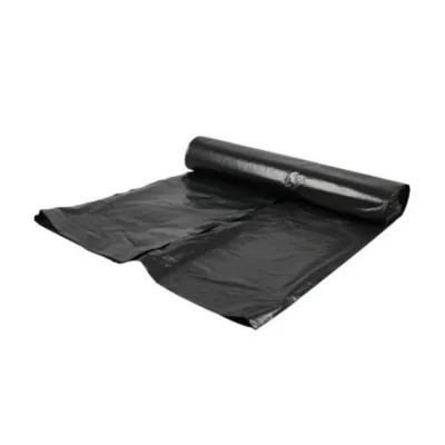 zak liggend zwart afvalzak voorkant