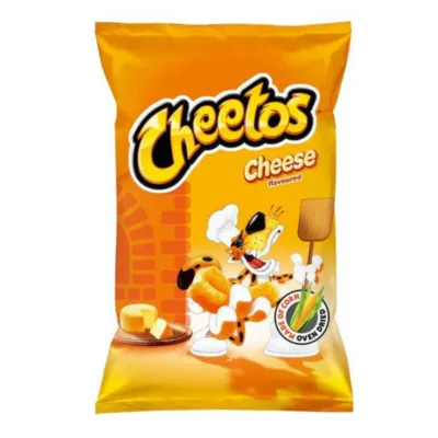 zak kaaschips cheetos oranje voorkant