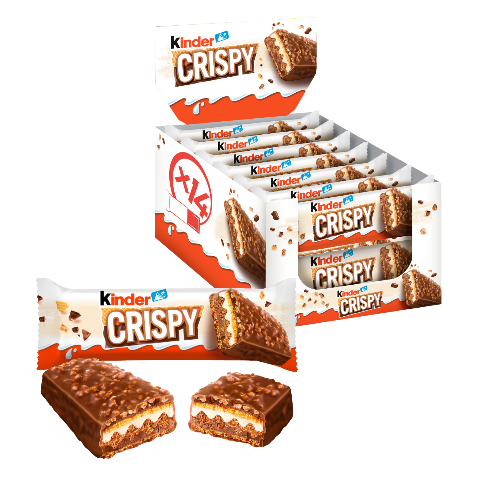 Kinder crispy t1 (14x 34 gr) afbeelding