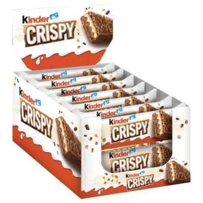 display doos kinder crispy voorkant