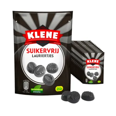 Klene Suikervrij Lauriertjes Zakje (12x 110gr)