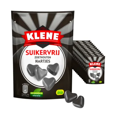 Klene Suikervrij Zoethouten Hartjes (12x 110gr)