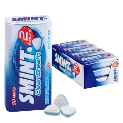 Smint 2 Hours Clean Breath Peppermint (12x 35gr)