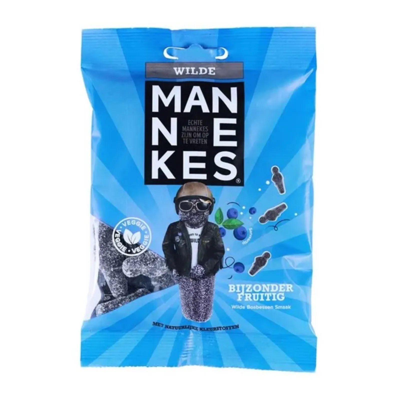 zakje mannekes drop blauw voorkant