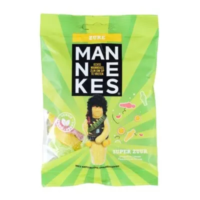 groene zak voorkant mannekes