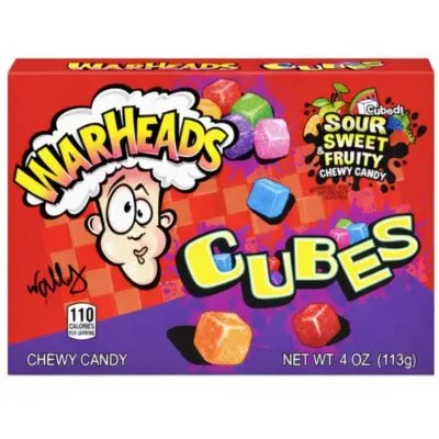 Warheads chewy cubes doosje 85 gr