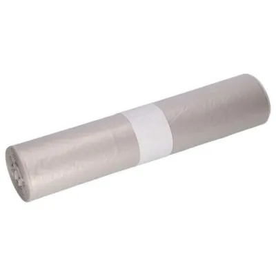 Afvalzak grijs liggend voorkant