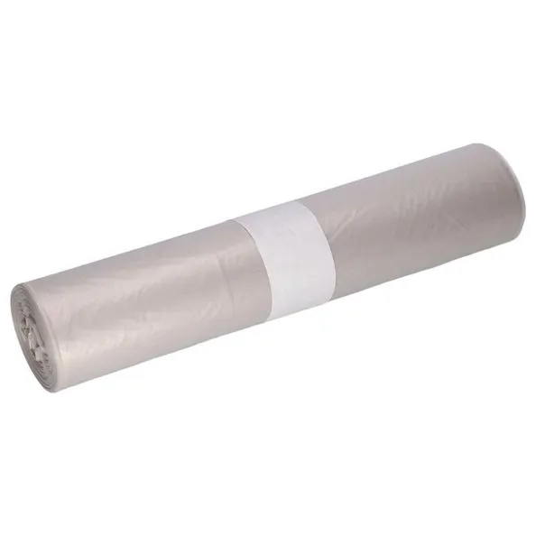 Afvalzak grijs liggend voorkant