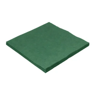 Servet Groen 2-laags 33x 33cm (100 stuks)
