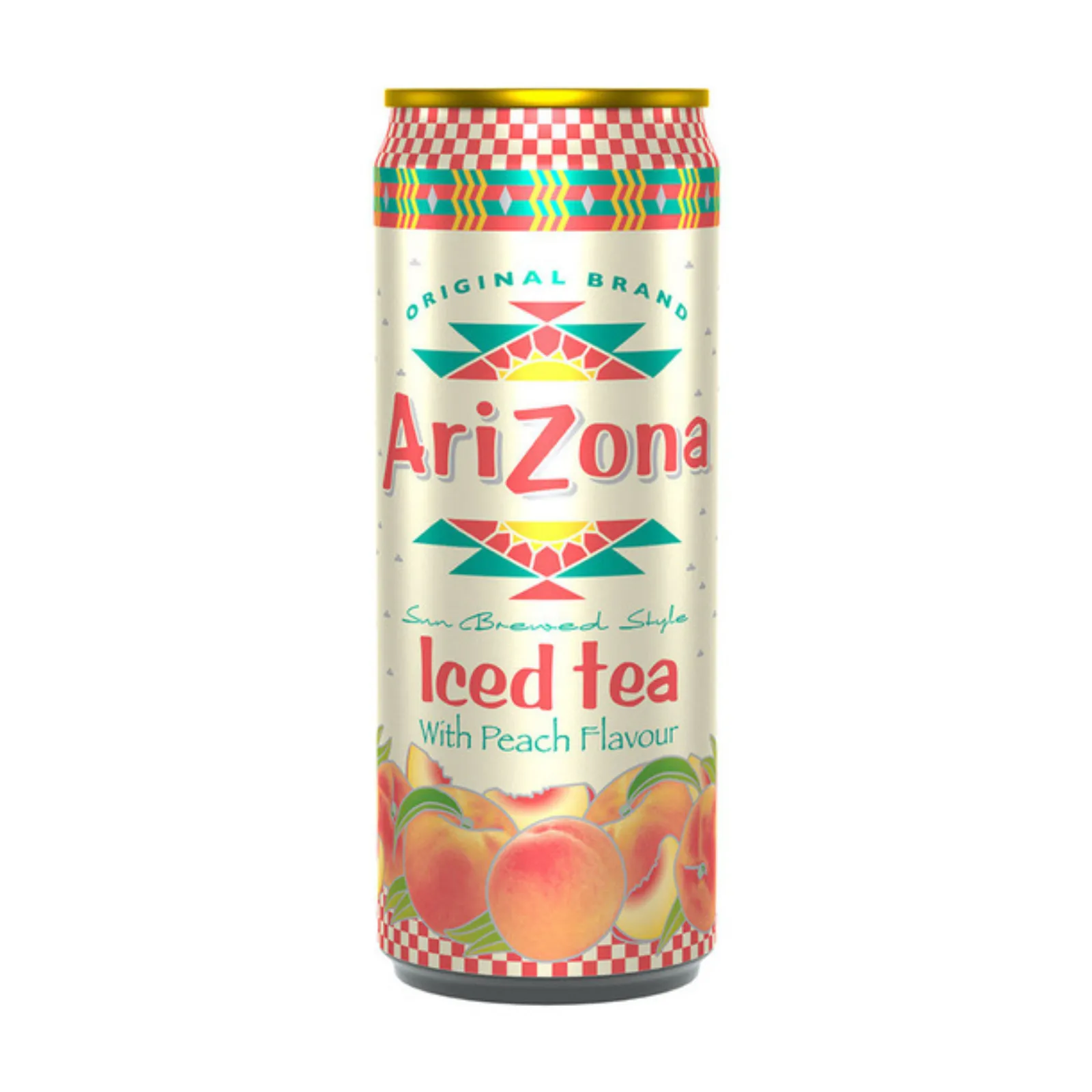 Blikje icetea peach Arizona staand