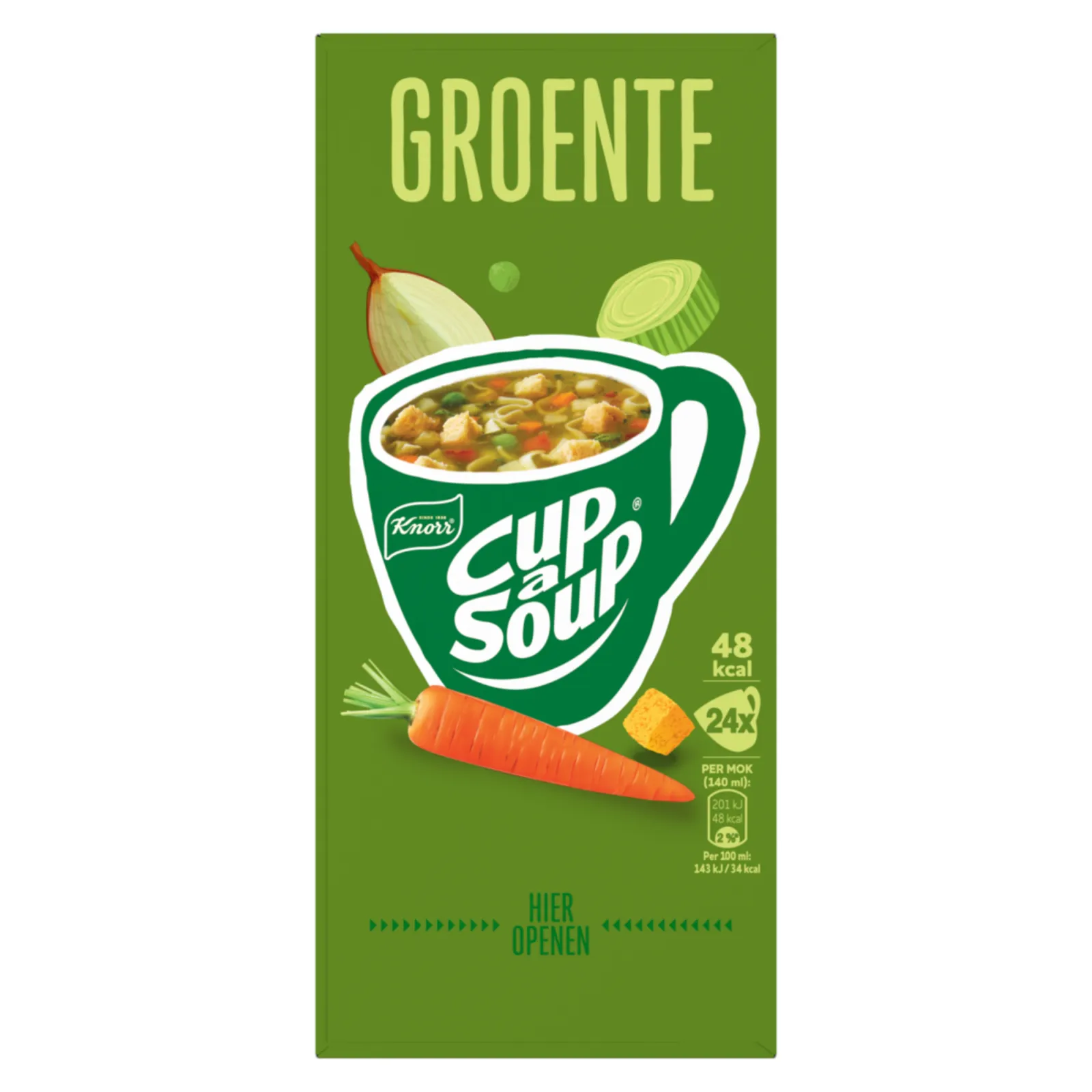 voorkant knorr drinkbouillon pak