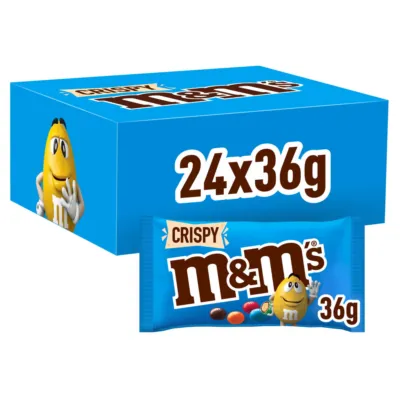 M&M's Crispy Single Omdoos