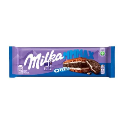 Milka chocoladereep oreo voorkant