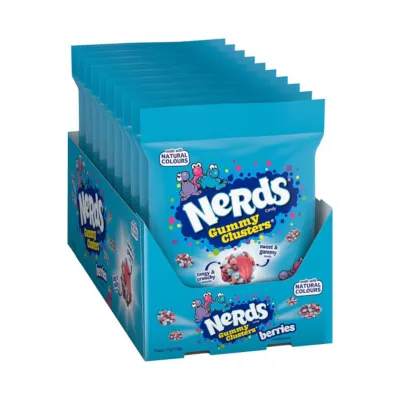doos zakjes nerds berries blauw zeiaanzicht