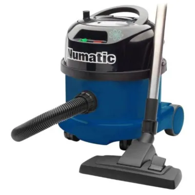 numatic stofzuiger blauw voorkant