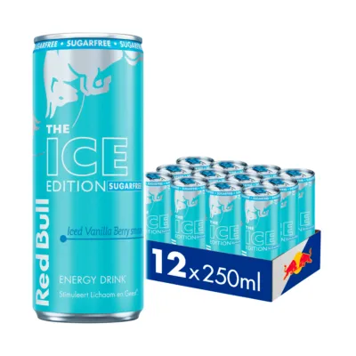 Tray redbull ice sugarfree blik voorkant