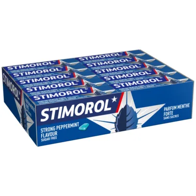 Stimorol display blauw voorkant