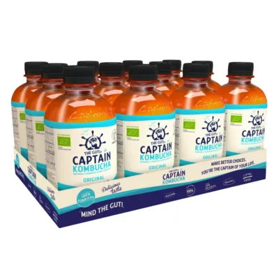 The Gutsy Captain Kombucha Original Bio (12X 400ml)