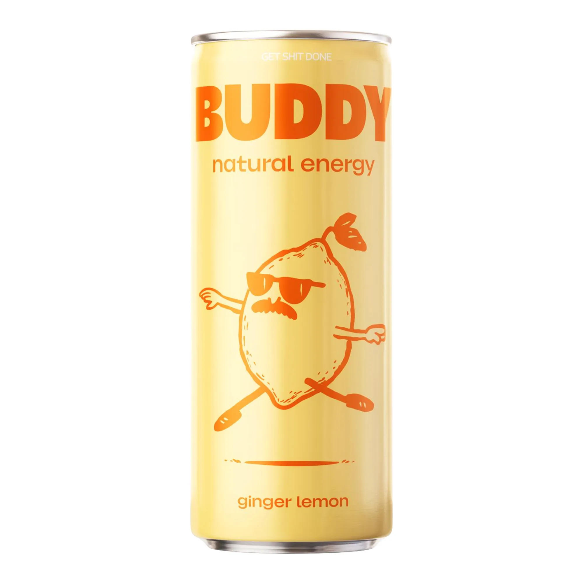 Buddy Ginger Lemon Bio Blikje (12x 250 ml)