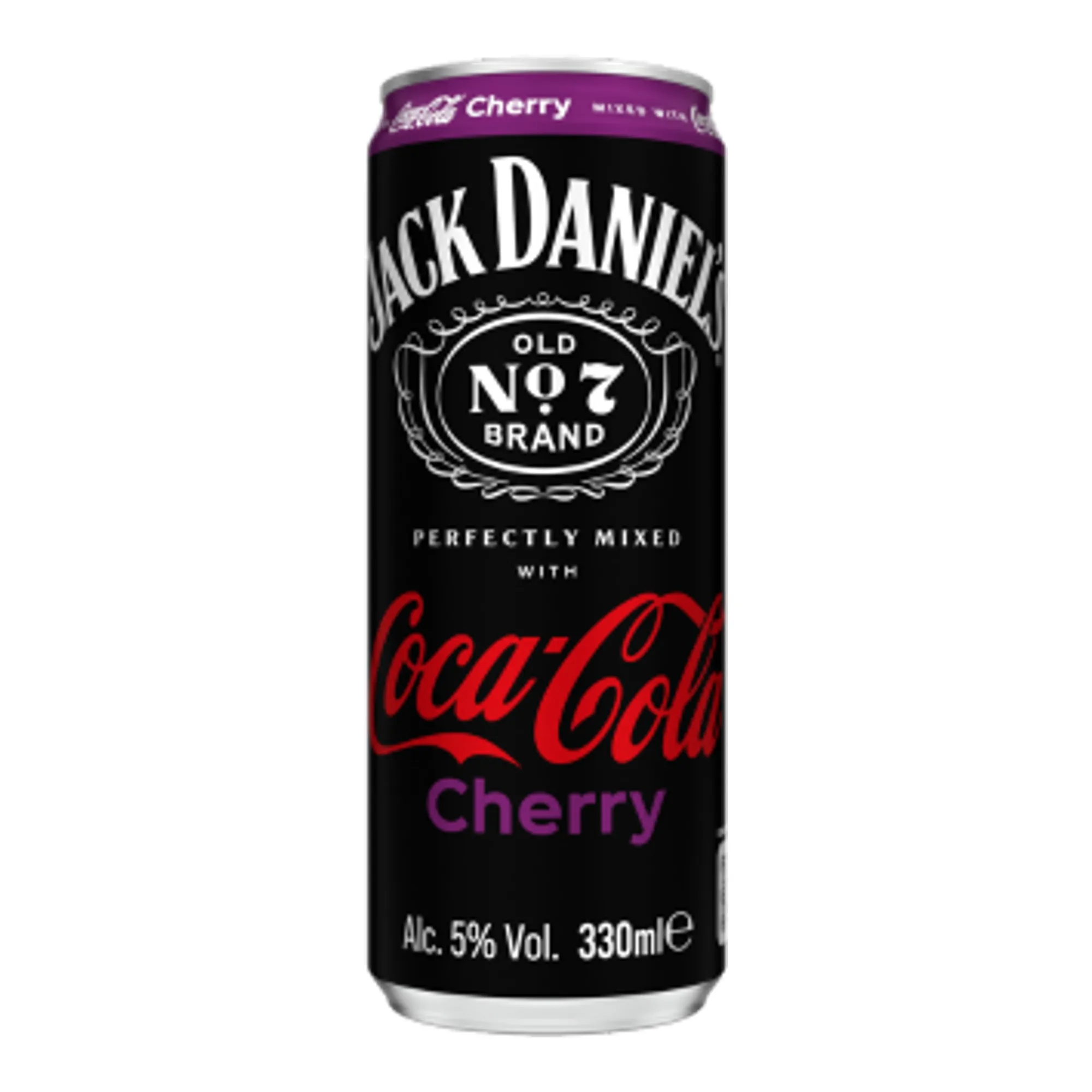 Jack Daniel's & Coca Cola Cherry Sleek Blik (12x 33 cl)