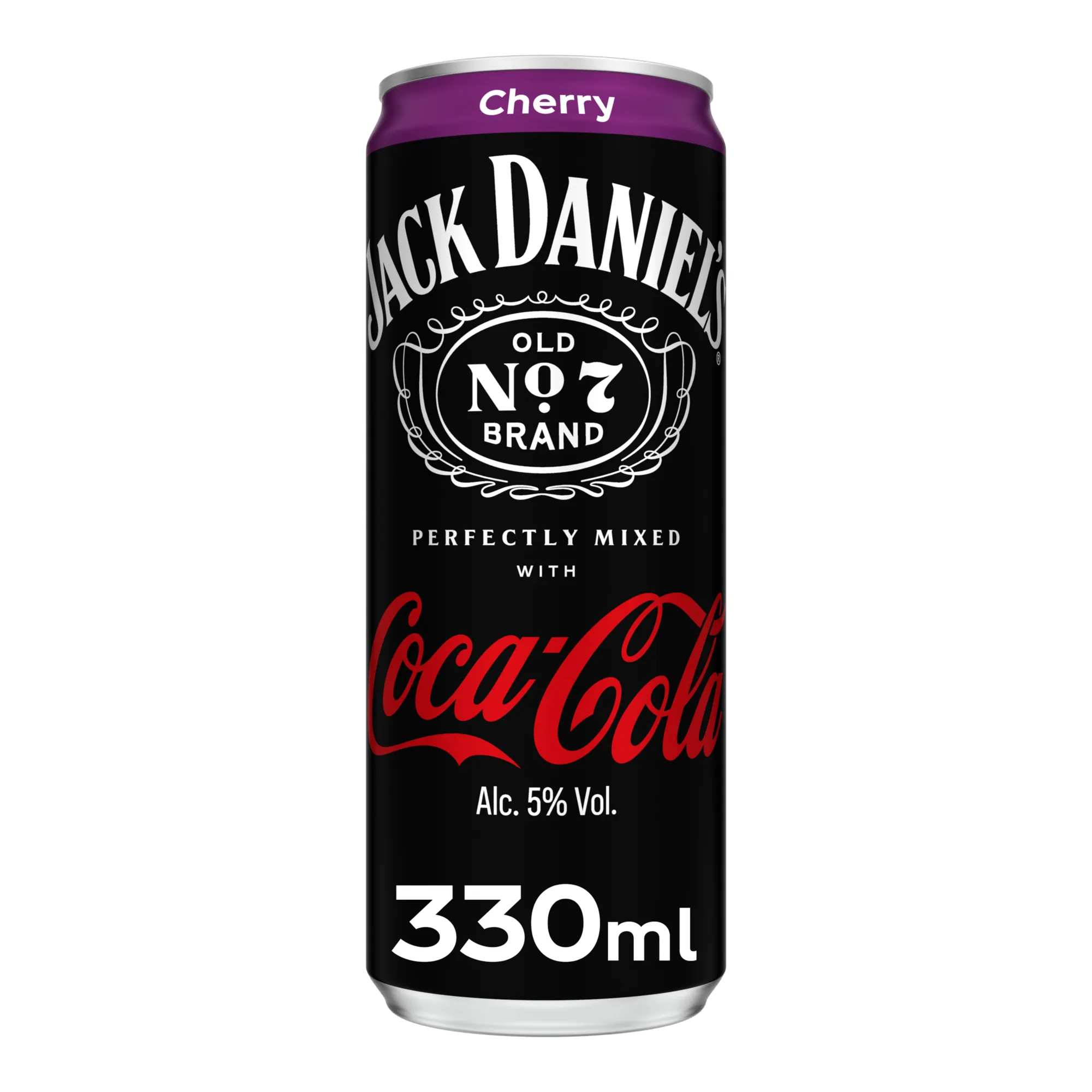 Jack Daniel's & Coca Cola Cherry Sleek Blik (12x 33 cl)