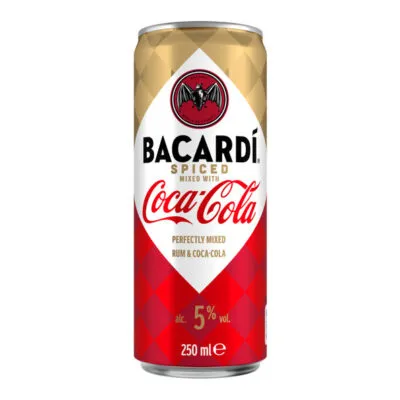 Bacardi & Coca Cola Spiced Blik (12×250 ml)