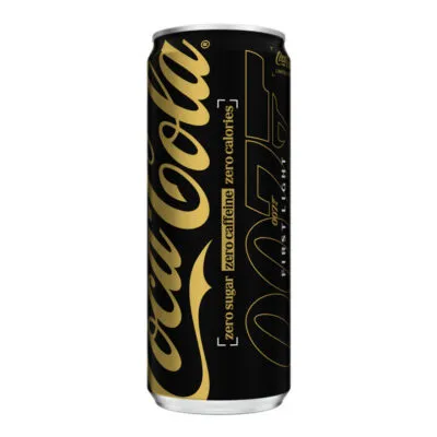 Coca cola zero sugar zero caffeine blik 33 cl