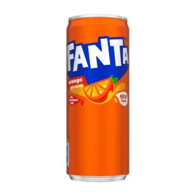 Fanta orange blik 250 ml