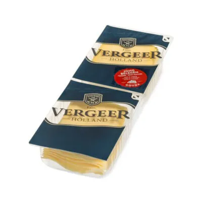 Vergeer gouda jong belegen kaas ca. 50 plakken