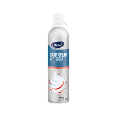 Debic slagroom spuitbus 10% suiker 700 ml