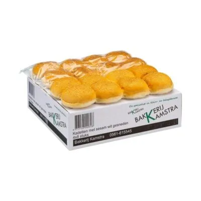 Kamstra kadetten wit sesam gesneden 11 cm