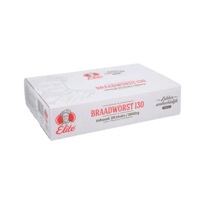 Elite braadworst 130 gr