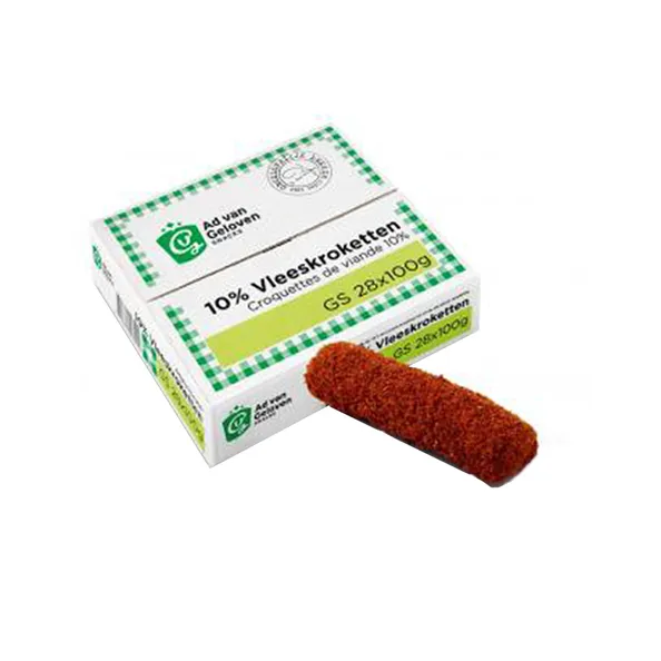 Ad van Geloven vleeskroket 10% 100 gr