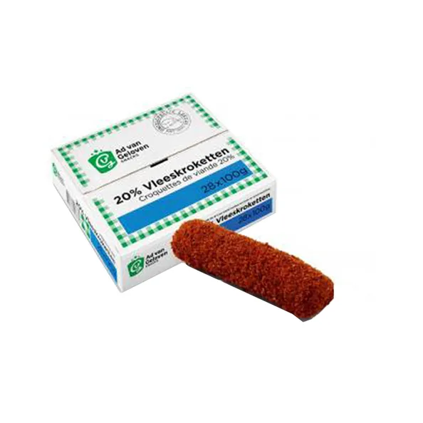 Ad van Geloven vleeskroket 20% 100 gr
