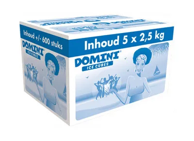 Domini ijsblokjes zak 2.5 kg
