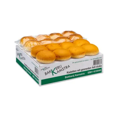 Kamstra Kadetten Wit Gesneden (4×8 Stuks)