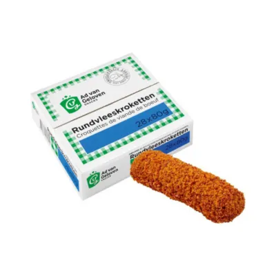 Rundvleeskroketten doos voorkant