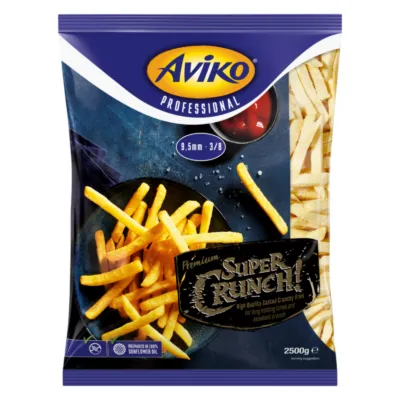Aviko crunch bag frites avant
