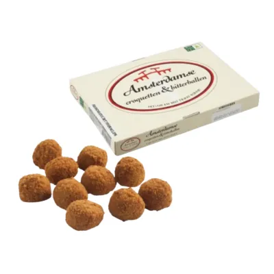 Amsterdamse rundvleesbitterballen doos voorkant