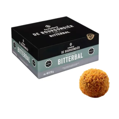 Bitterballen vom burgundischen Rind auf der Vorderseite