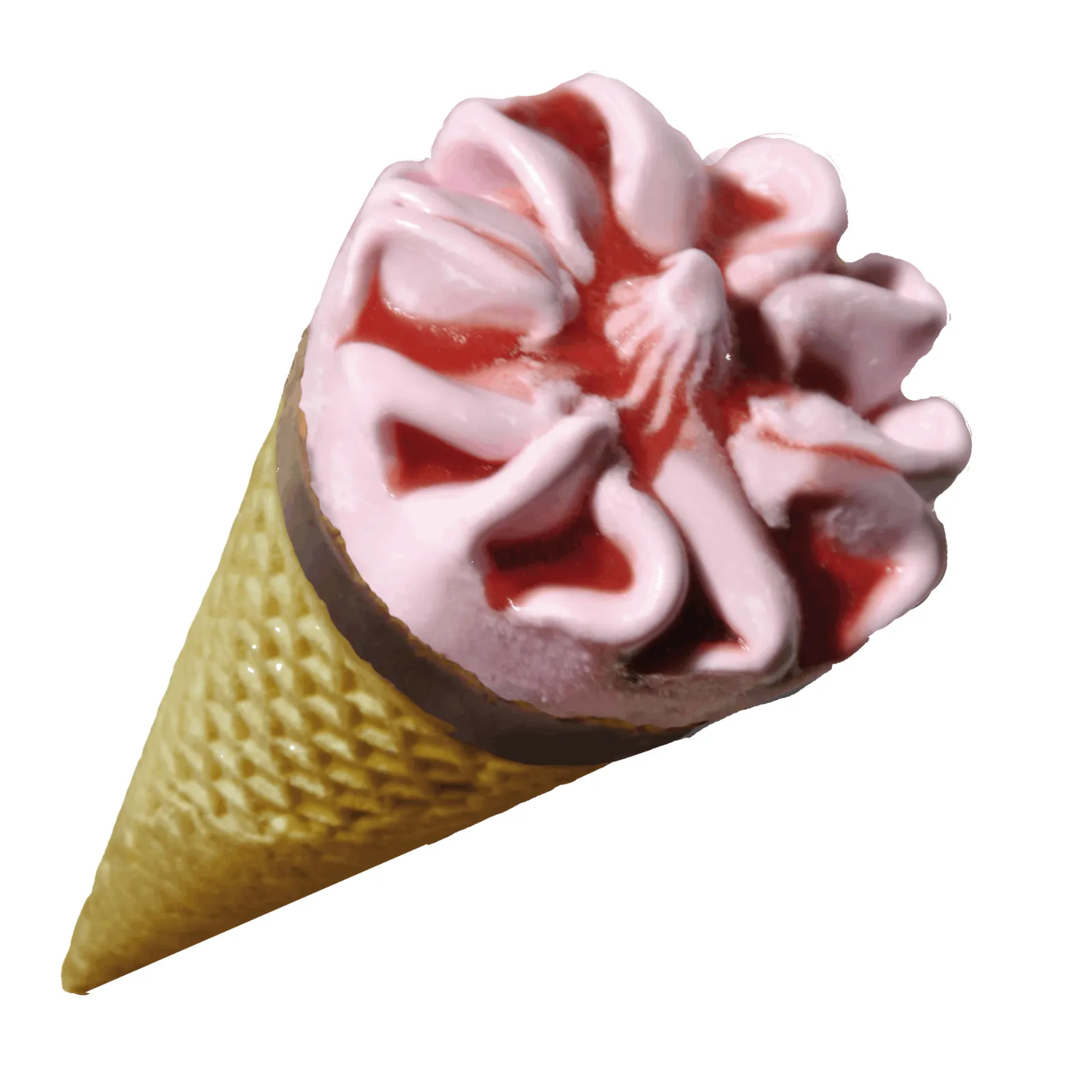 Domini ijsje aardbei voorkant