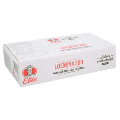 Loempia kip ham doos elite voorkant