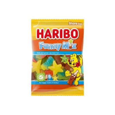 zakje haribo funny mix voorkant