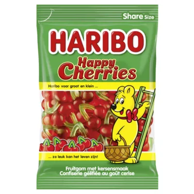 Haribo kersen zak voorkant
