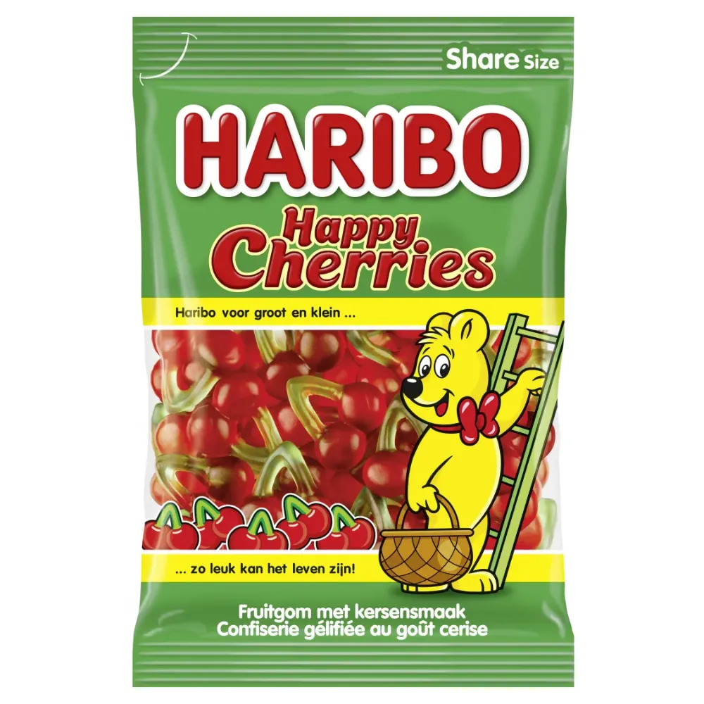 Haribo kersen zak voorkant
