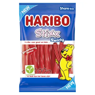haribo Strixx Swirl zakje voorkant